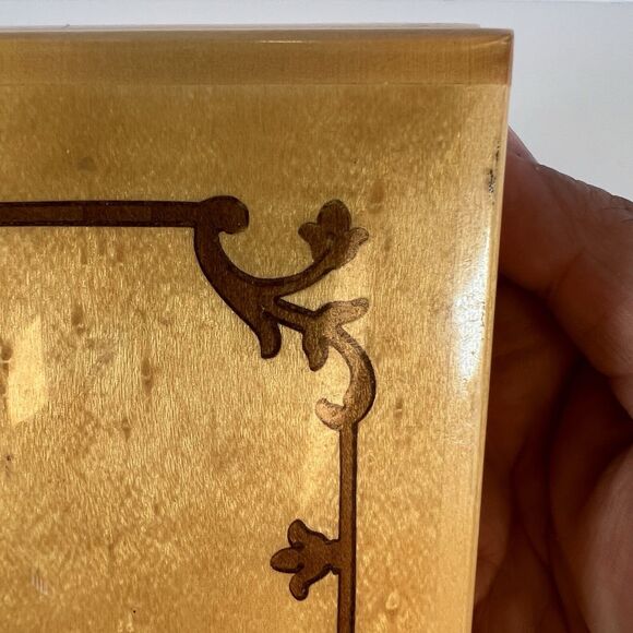 VTG Jewelry Music Box For Rings Made In Italy 4.5” San Francisco Music Box Co. - Picture 12 of 15